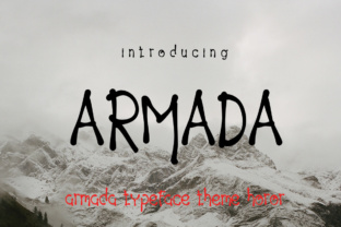 Armada: A Horror-Inspired Display Font for Bold Marketing Moments