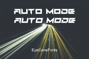 Auto Mode Typeface: A Striking Display Font for Bold Editorial Design