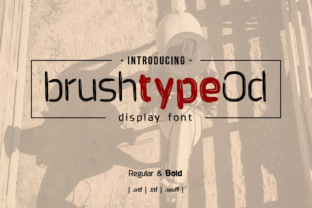 Brushtype Od: A Display Font That Gives Your Brand a Handmade Edge