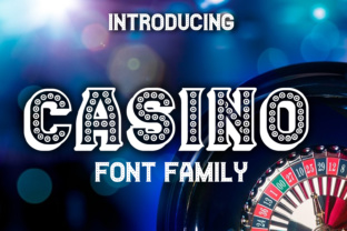 Casino Font: A Retro Display Typeface for Web Design
