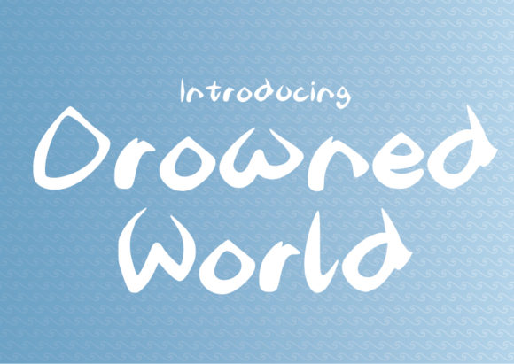 Drowned World: A Display Typeface for Deep-Sea Brand Identity