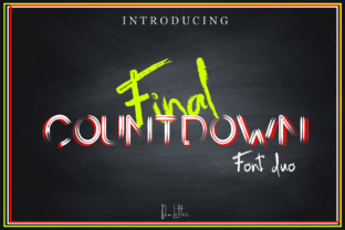 Final Countdown: A Display Font That Feels Like a Design Win