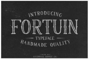 Fortuin: A Hand-Drawn Display Font for Editorial Warmth