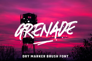 Grenade: A Rough Display Font for Campaigns That Need a Strong Voice