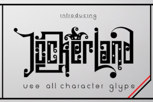JockerLand: A Playful Display Font for Crafters