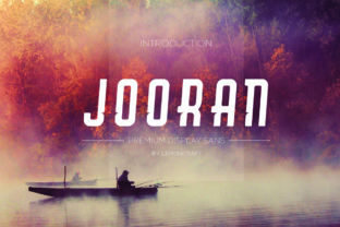 Jooran: A Display Sans Font for Elegant Editorial Layouts