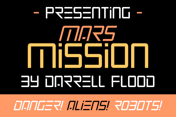 Mars Mission: A Futuristic Display Font for Bold Campaigns
