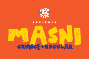 Masni: A Bold Playful Display Font for Branding