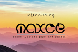 Maxce: A Display Font That Makes Your Headlines Instantly Clickable