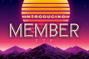 Member: A Display Font for Editorial Design