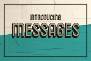 Messages: A Bold Display Font for Business Branding