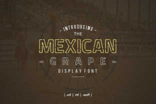 Mexican Grape: A Bold Display Font for Campaign Creatives