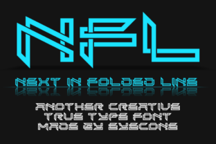 Next in Folded Line: A Display Typeface for Expressive Logos