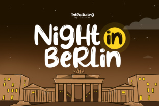 Night in Berlin: A Display Font for Striking Campaign Visuals