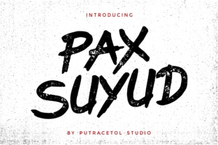 Pax Suyud: A Hand-Drawn Display Font That Feels Human