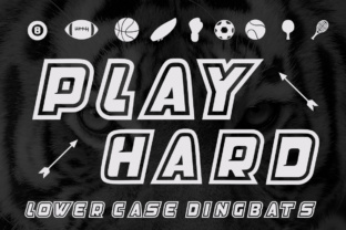 Play Hard Font: A Sporty Typeface for Small Business Branding