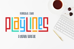 Playlines Display Font for Campaigns That Need Sharp Energy