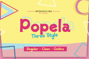 Popela Display Font for Cheerful Digital Experiences