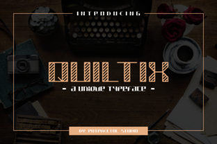 Quiltix: A Display Font That Bridges Vintage Charm and Modern Clarity
