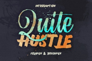 Quite Hustle: A Display Typeface for Editorial Design