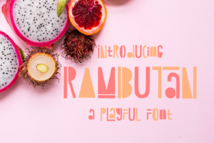 Rambutan: A Playful Font for Memorable Branding