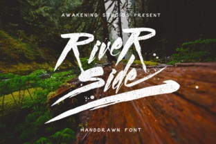 River Side: A Hand-Painted Font for Memorable Brand Moments