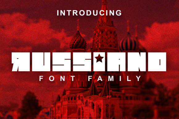 Russiano: A Bold, Blocky Typeface for Business Branding