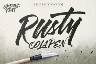 Rusty Cola Pen: A Hand-Painted Typeface for Makers