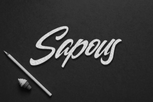 Sapous: A Handlettering Font for Editorial Design