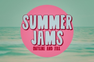 Summer Jams Font: The Playful Display Typeface for Makers