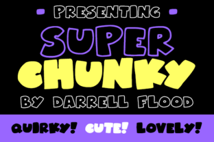 Superchunky: A Playful Display Font for Bold Editorial Storytelling