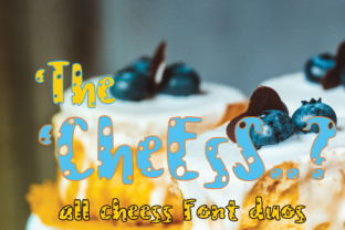 The CheEsS: A Dotted Display Font for Playful Branding