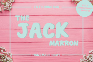 The Jack Marron: A Cute Display Font for Playful Branding